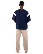 HAQ Shoulder Stripe– Navy