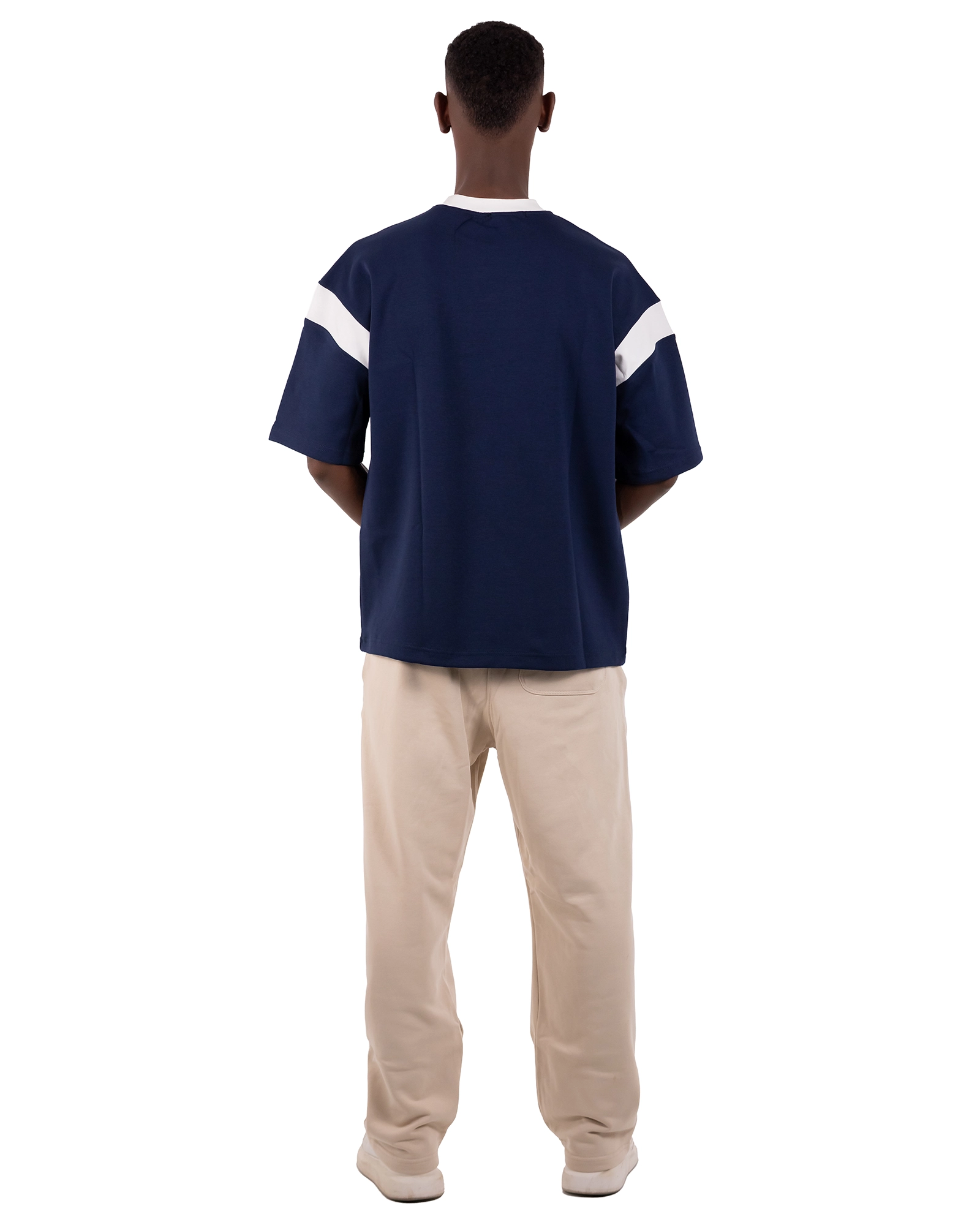HAQ Shoulder Stripe– Navy