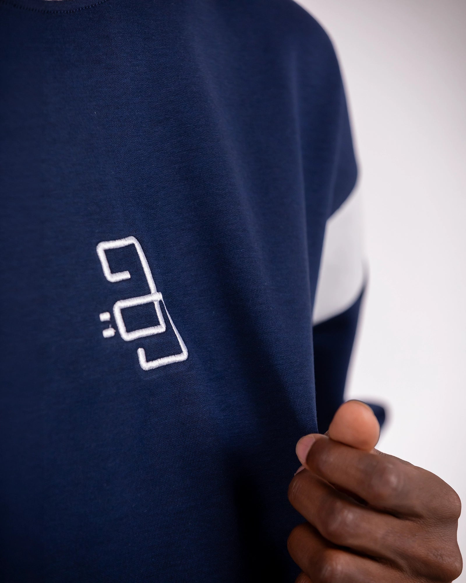 HAQ Shoulder Stripe– Navy