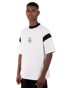 HAQ Shoulder Stripe–White