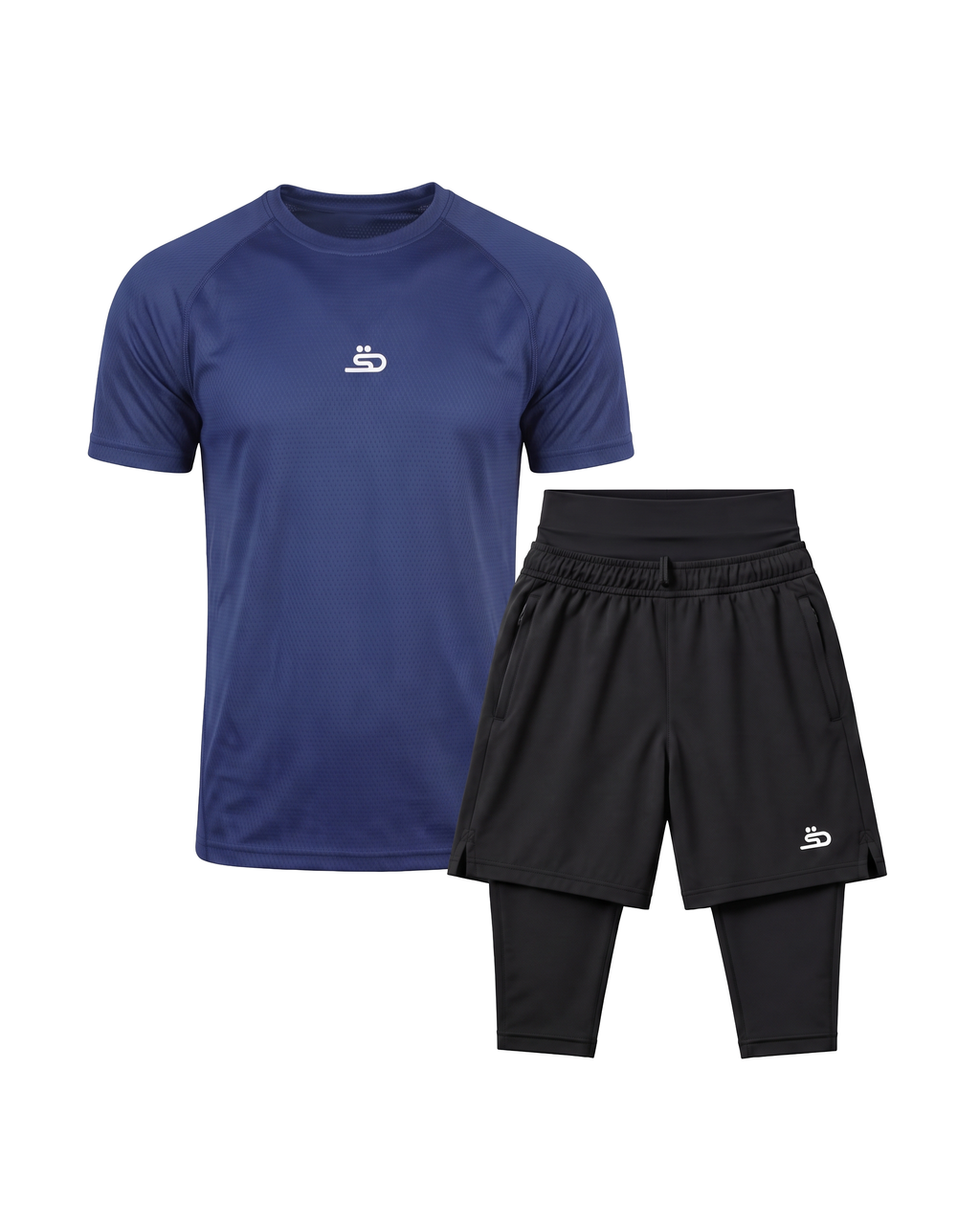 TEE + Short - Navy SET